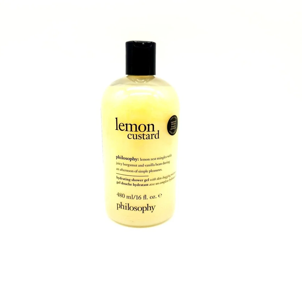 Philosophy Lemon Custard Shampoo Shower Gel Bubble Bath 16‎ oz